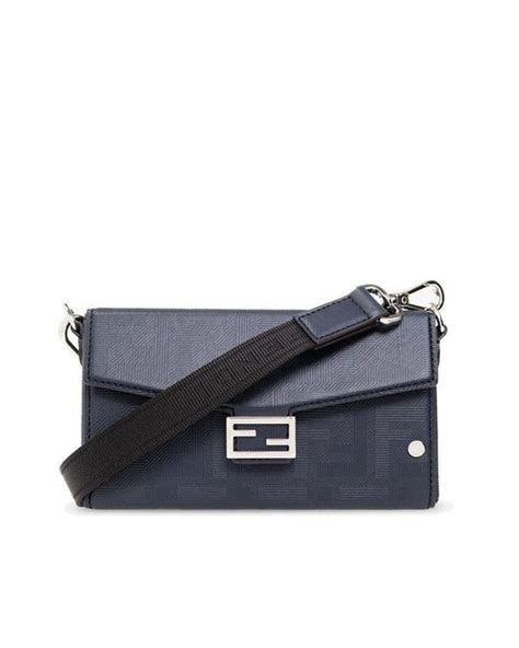 blue fendi shoulder bag